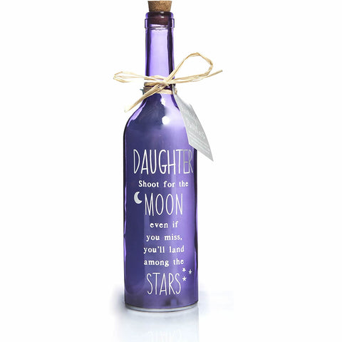 Light-Up LED Daughter Glass Starlight Bottle Gift
