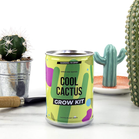 Cool Cactus Seeds Grow Tin