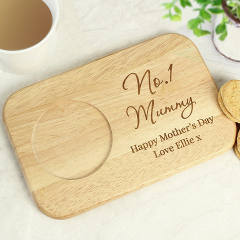 Personalised Wooden Coaster Tray