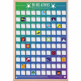 Scratch Off Bucket List 100 Kids Activities Poster