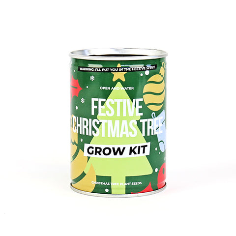 Festive Christmas Tree Grow Tin