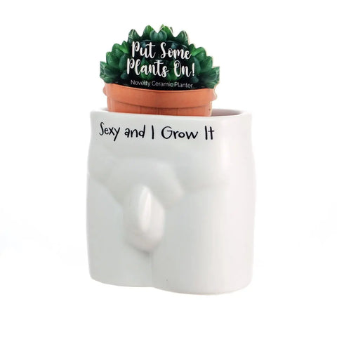 Sexy and I Grow It Plant Pot