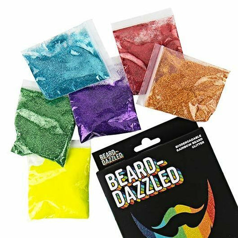 Beard Dazzled Rainbow Multicolour Beard Glitter