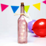 Light Up LED 60th Birthday Starlight Decorative Bottle Gift