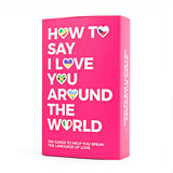 How to Say I Love You Around The World Cards