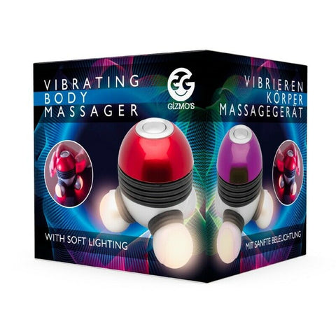 LED Handheld Vibrating Body Massager