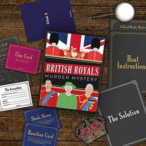 British Royal Murder Mystery Board Game