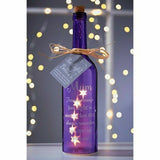 Light Up LED Mum Birthday Glass Starlight Bottle Gift