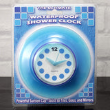 Waterproof Suction Shower Clock Blue