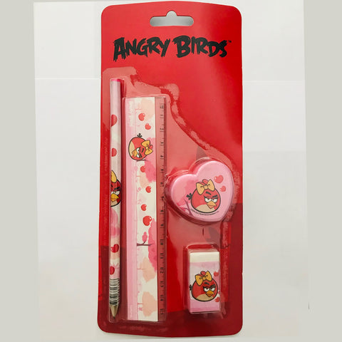 Angry Birds Pink Stationery Set