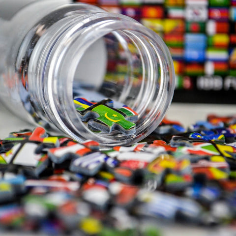 Micro Puzzle in a Test Tube Flags of the World